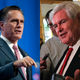 Mitt Romney and Newt Gingrich (David Calvert/Getty Images News;Justin Sullivan/Getty Images News